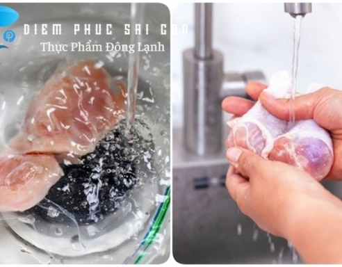 Rã đông thịt đông lạnh bằng nước nóng hay nước lạnh là phù hợp
