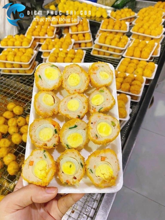 Chả hoa trứng cút