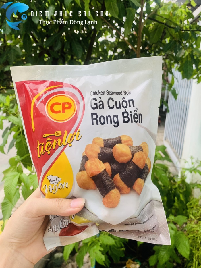 Gà cuộn rong biển