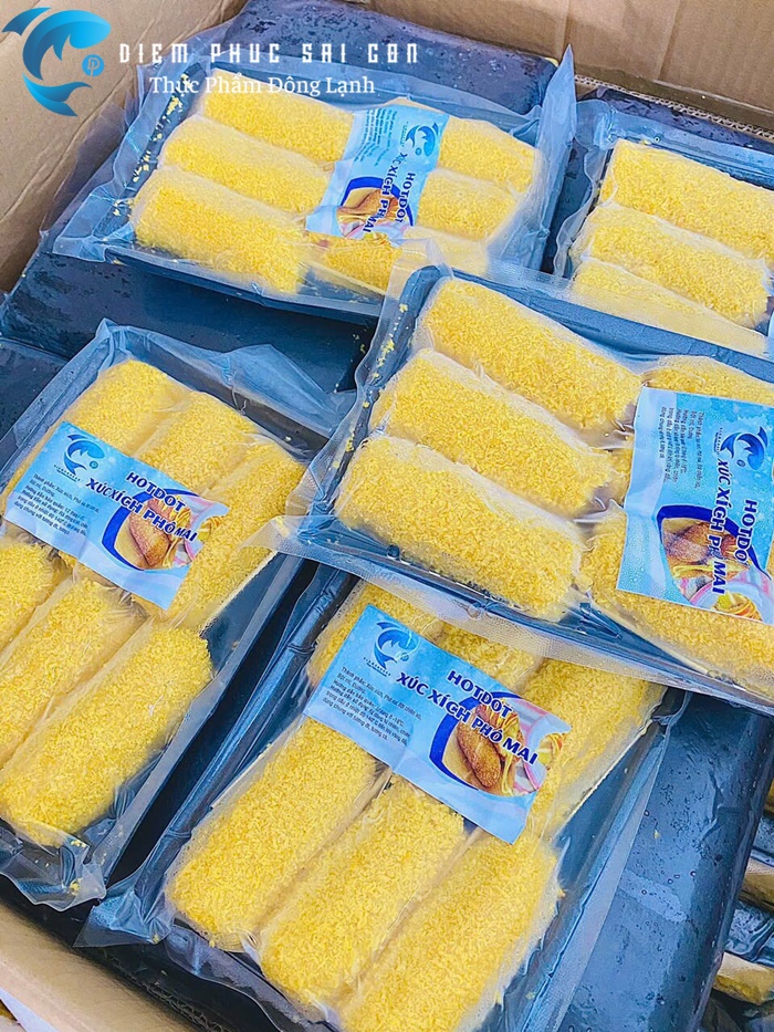 Hot dog xúc xích pho mai que giá rẻ tại Diễm Phúc Sài Gòn