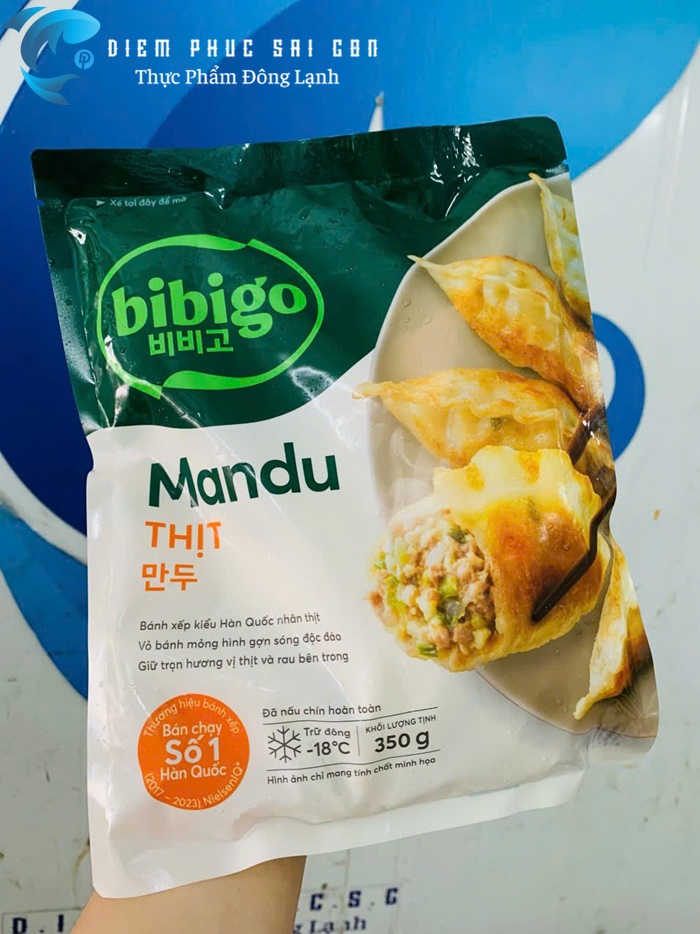 Alt hình ảnh: Mandu nhân thịt hàng sẵn số lượng lớn Diễm Phúc Sài Gòn