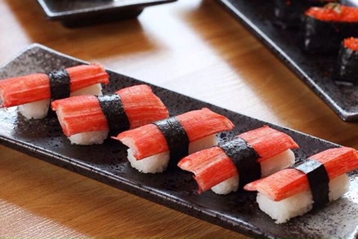 Sushi thanh cua đơn